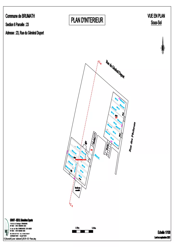 Relevé de bâtiment Géomètres Experts