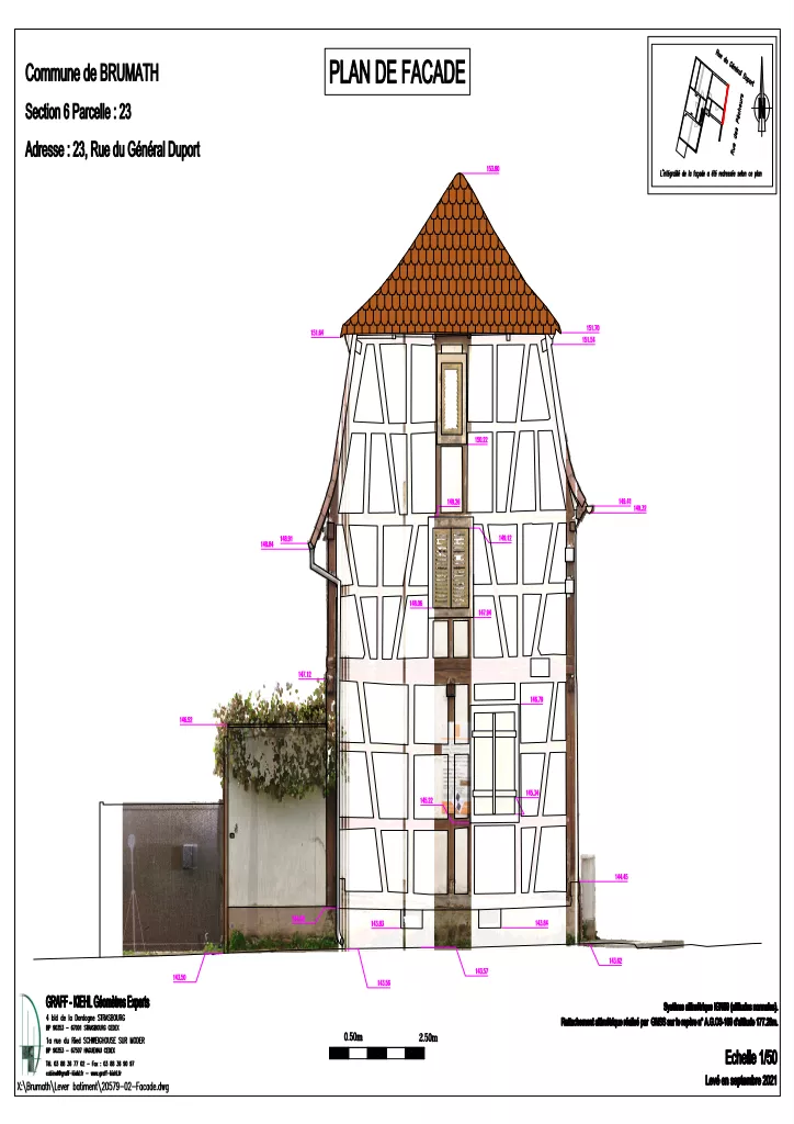 Relevé de bâtiment Géomètres Experts